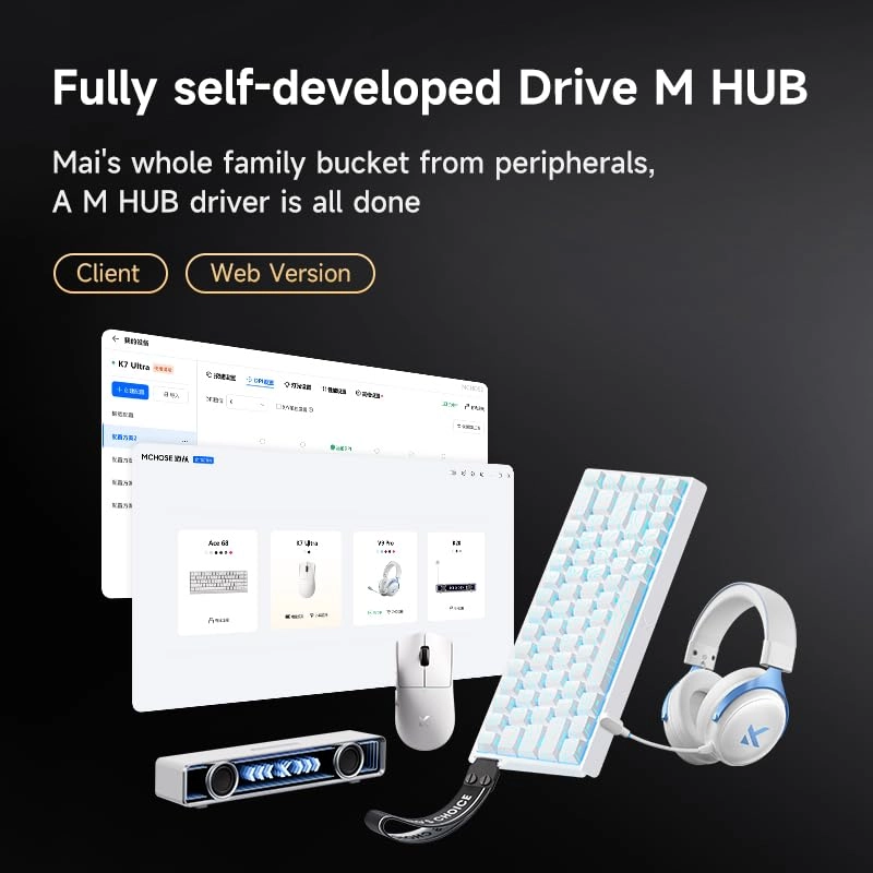 K7 Ultra Mouse - 2.4G Bluetooth USB