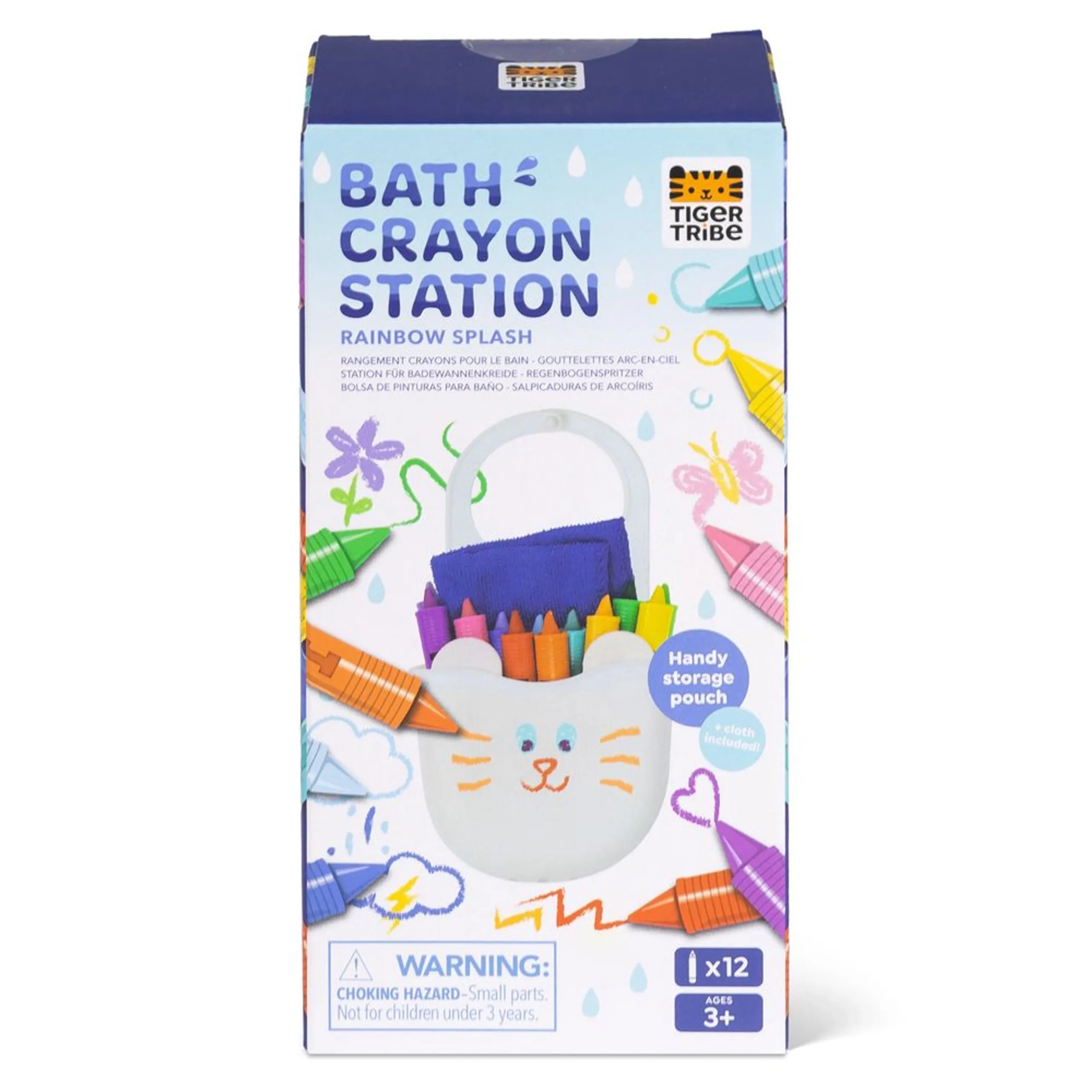 Tiger Tribe Bath Crayons - Multi Colour 3 +