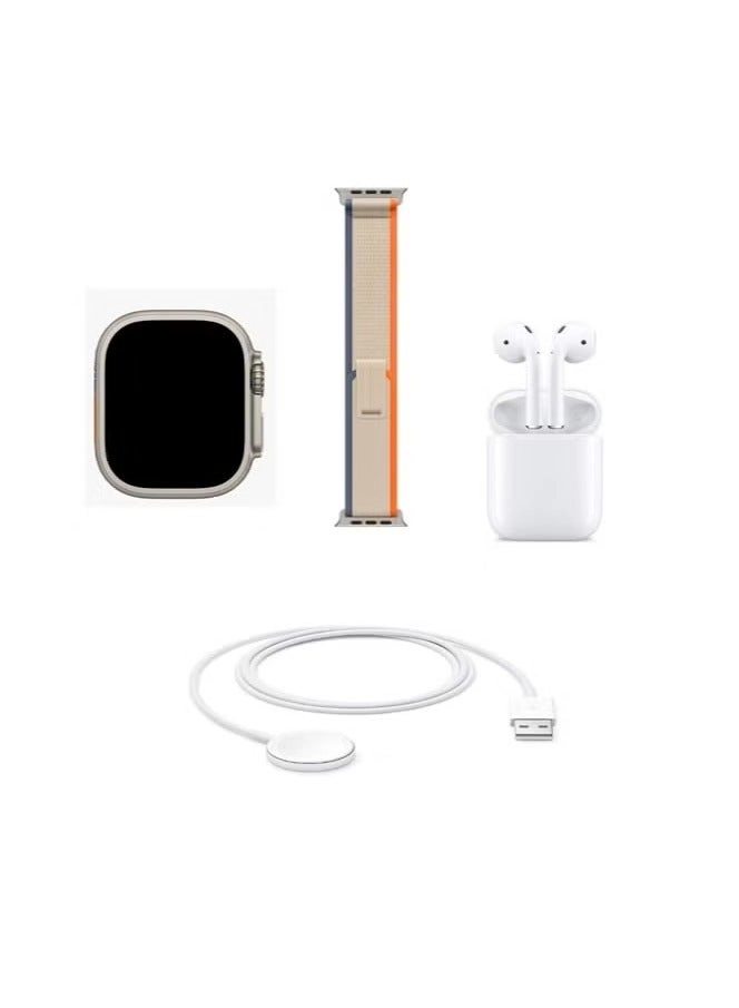 Smart Duo Smart Watch + Bluetooth Earphones + Wireless Charger