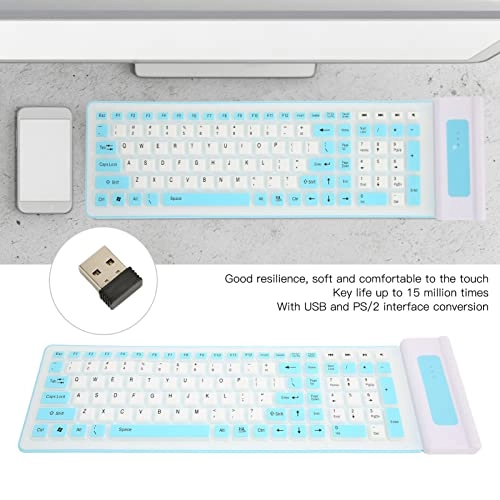 Foldable Silicone Keyboard - Wireless