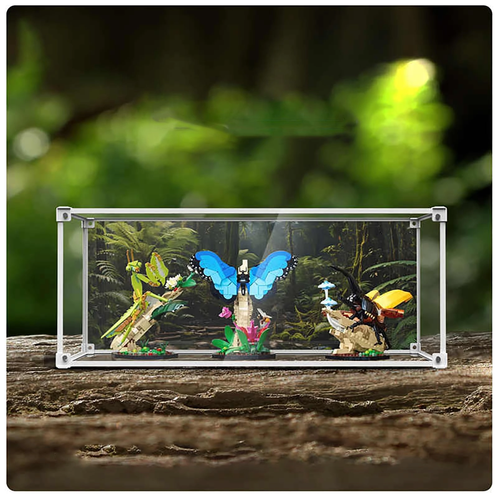 Generisch Acrylic Display Box - Compatible with Le*go 21342