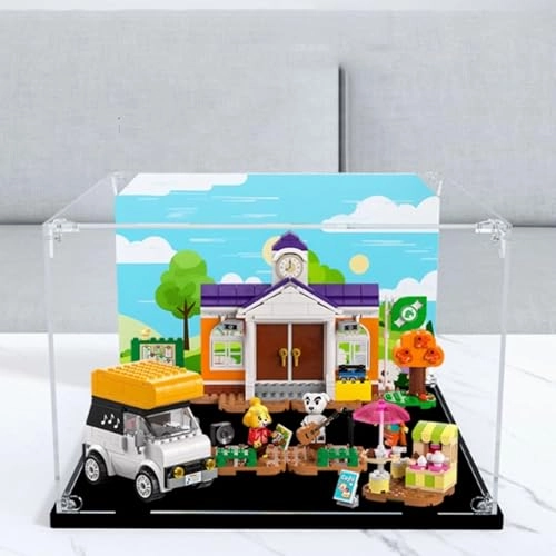 Acrylic Display Box - for LEGO KK Concert on The Square 77052 3mm Wooden Base