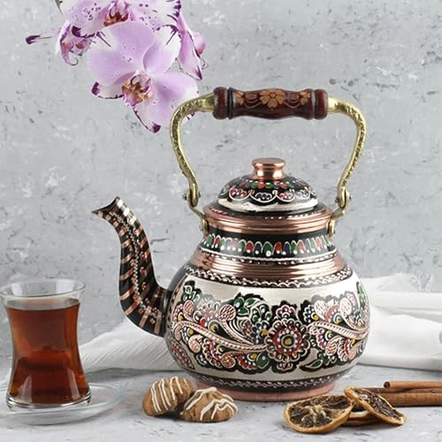 Turkish TeaPot - Copper 1.5 Liters