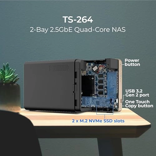TS-264 2-Bay 4TB - FREE 512GB External SSD