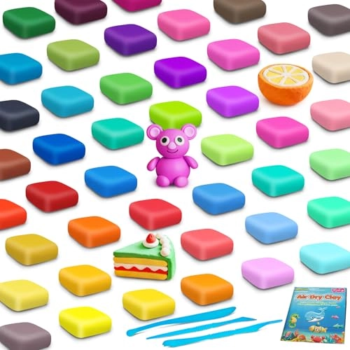 Air Dry Clay - 54 colors 3+ years