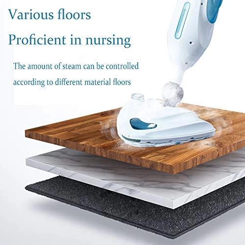 Handheld Steam Mop Cleaner - Silver 1 Mop Pad Flat mop