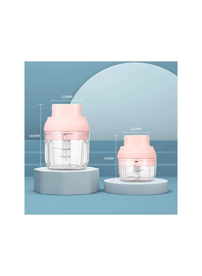 Mini Food Chopper and Processor - 250ml + 100ml Rechargeable