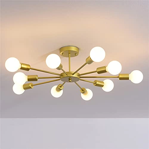 Modern Sputnik Chandeliers - Dimmable