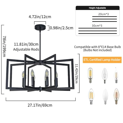 Industrial Lantern Chandeliers