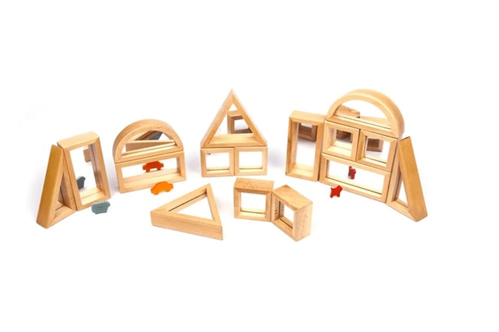 Edu Fun Mirror Window Blocks - 16 pcs