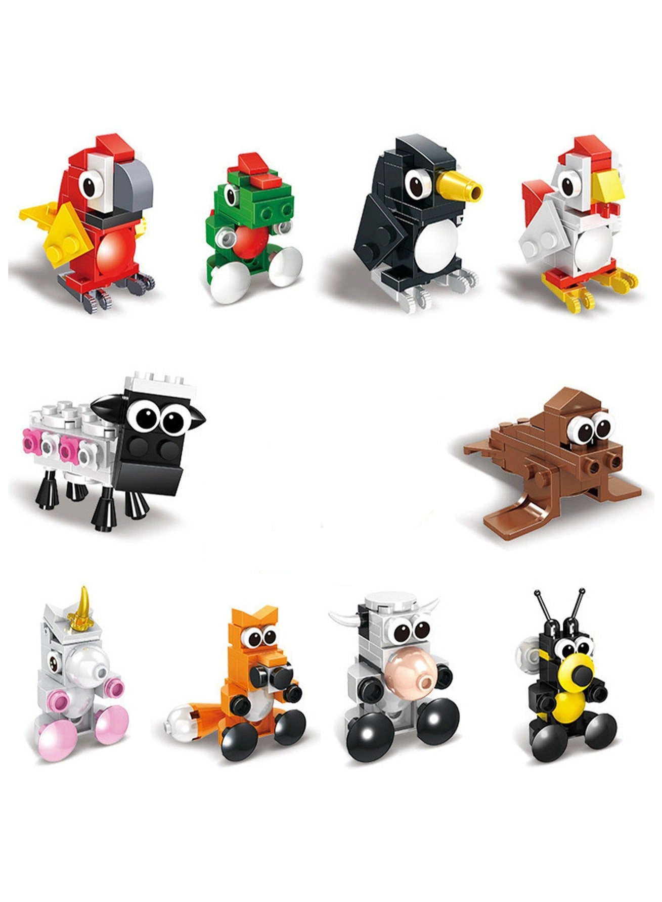 Mini Building Blocks - Dinosaur 10pcs