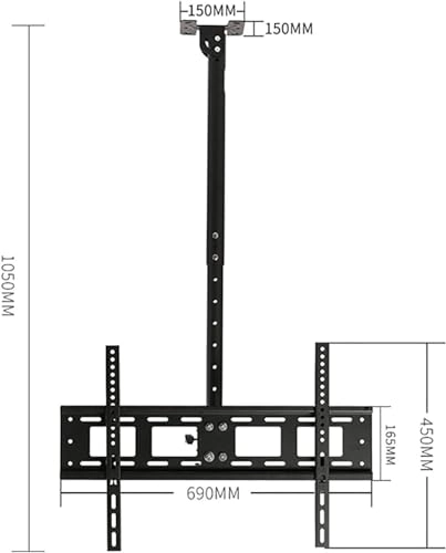 TV Ceiling Mount - 80kg 37-85 inch