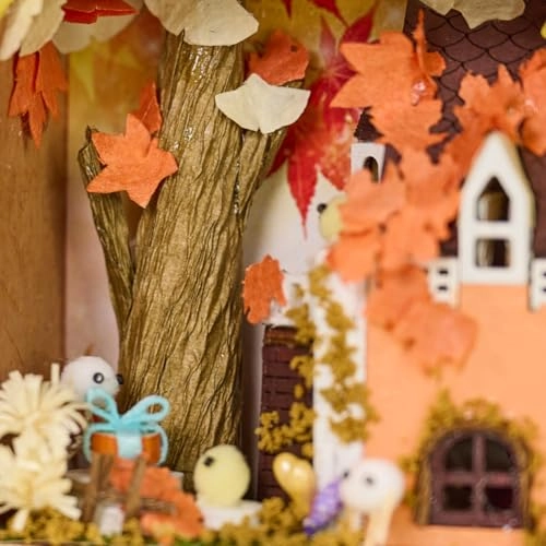 Miniature Wooden Dollhouse Furniture Kit - Creative Room 1:24