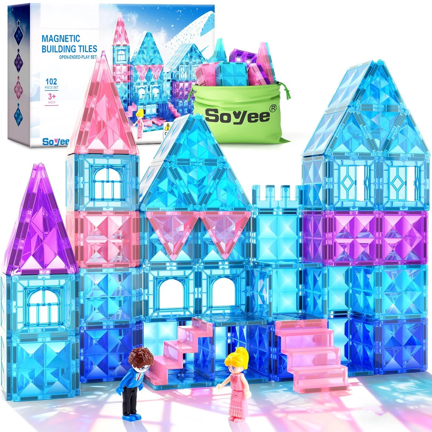 Soyee Magnetic Tiles - Princess 102pcs