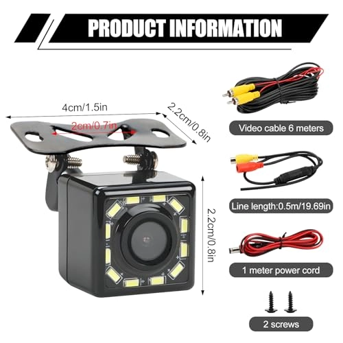 LED Reversing Camera - Night vision USB 720p