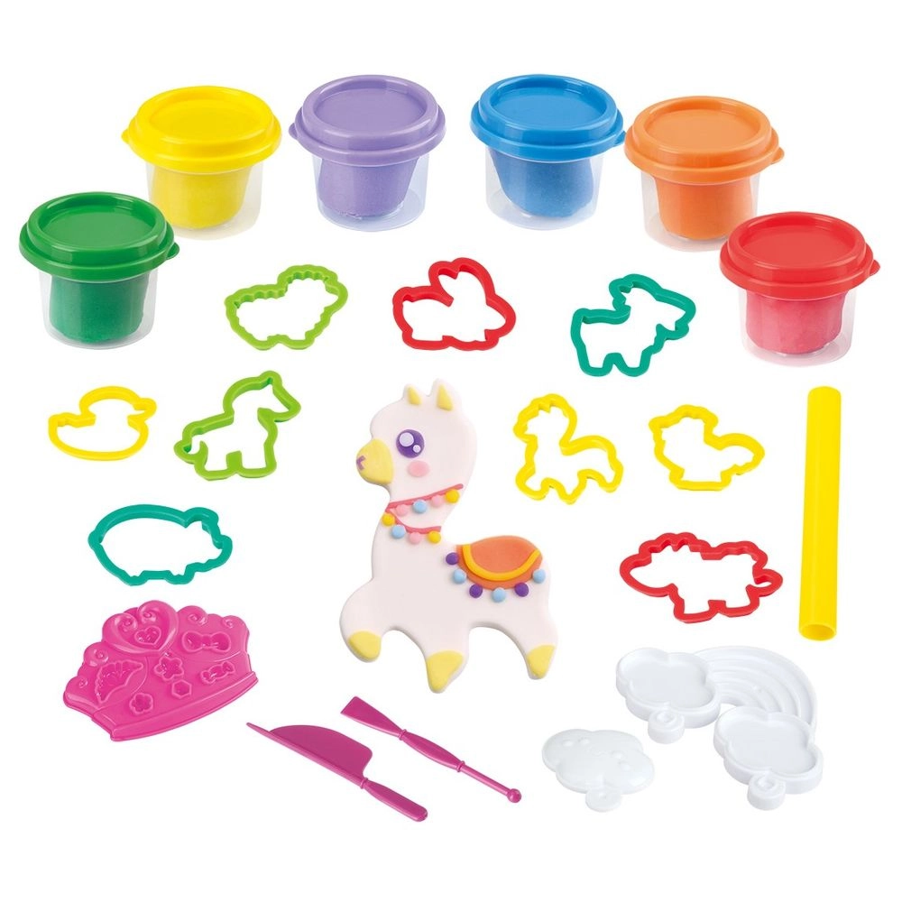 Animal Farm Dough Kit - 3+ years 6 pcs