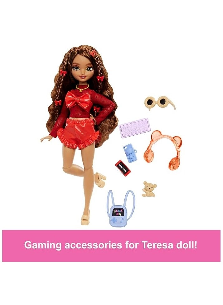 Teresa Fashion Doll - Brown Hair Video Game Themed Ages 4+