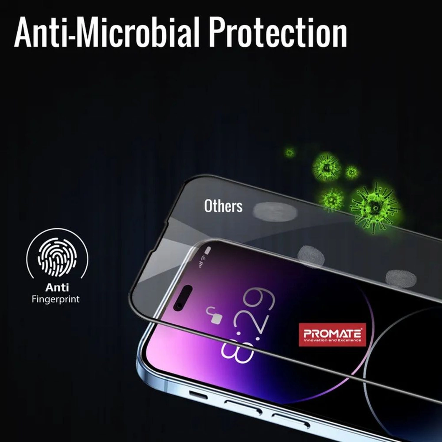 Clear Tempered Glass Screen Protector for iPhone 14 Pro Max