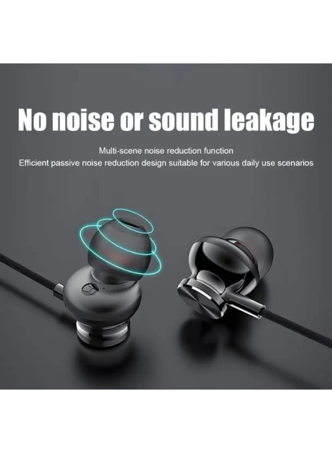Type-C In-Ear Earphones - Wired Earbud