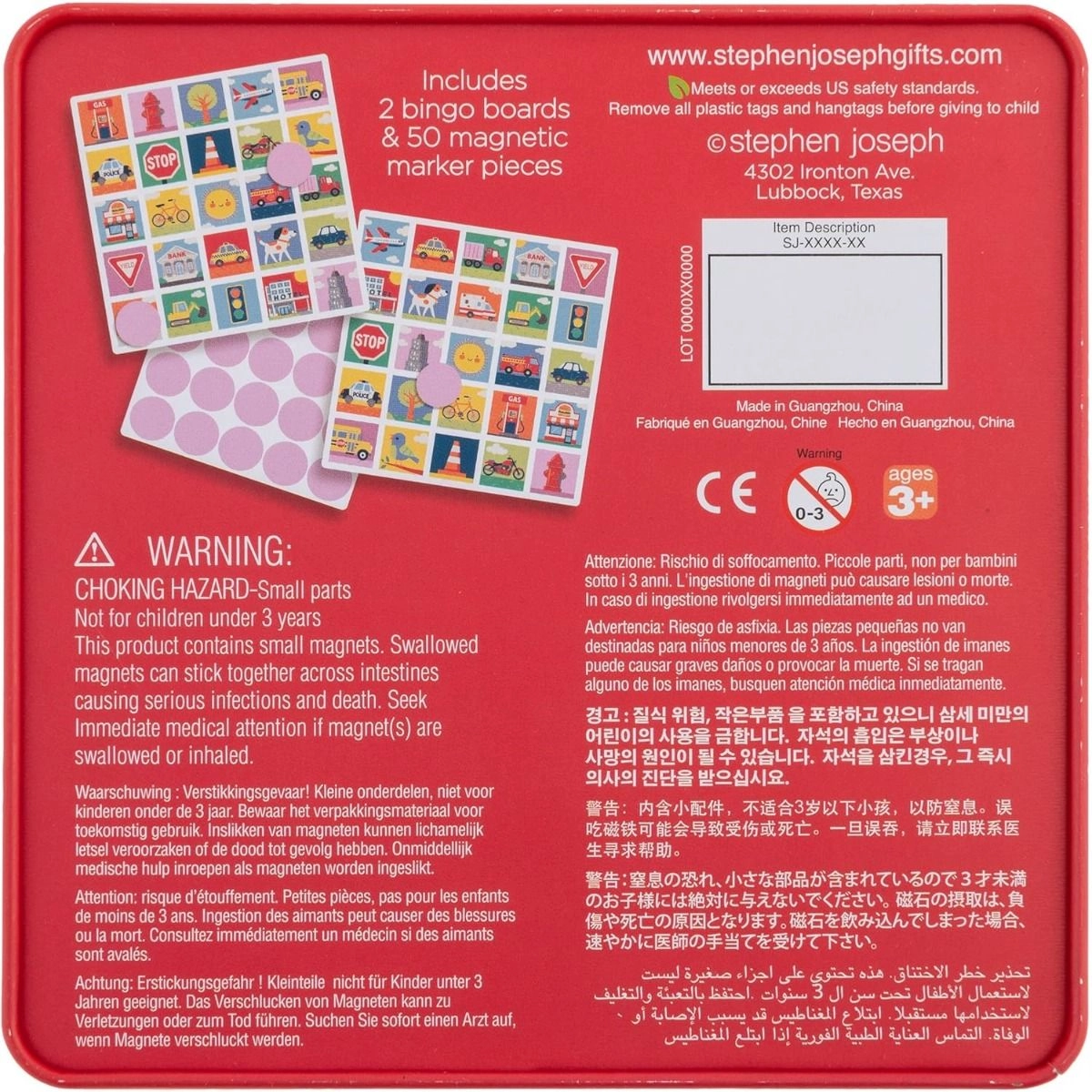 Around Town Car Bingo Set - 3 +