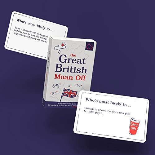 Great British Moan Off - x56 cards 14 years and up English