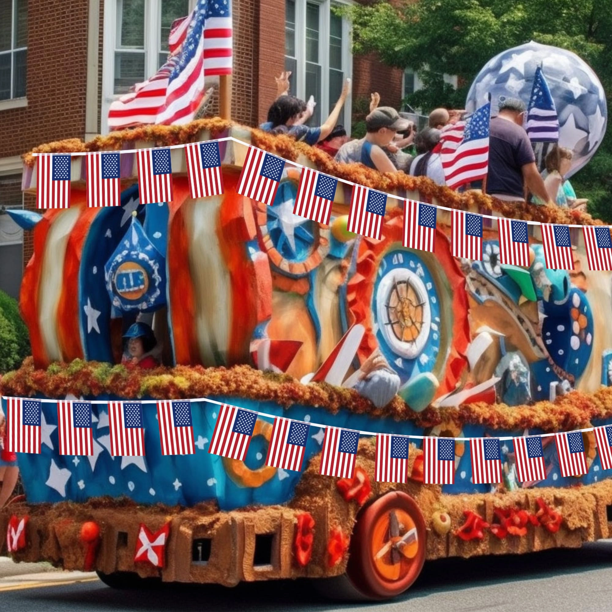 4th of July Decorations - 50 PCS