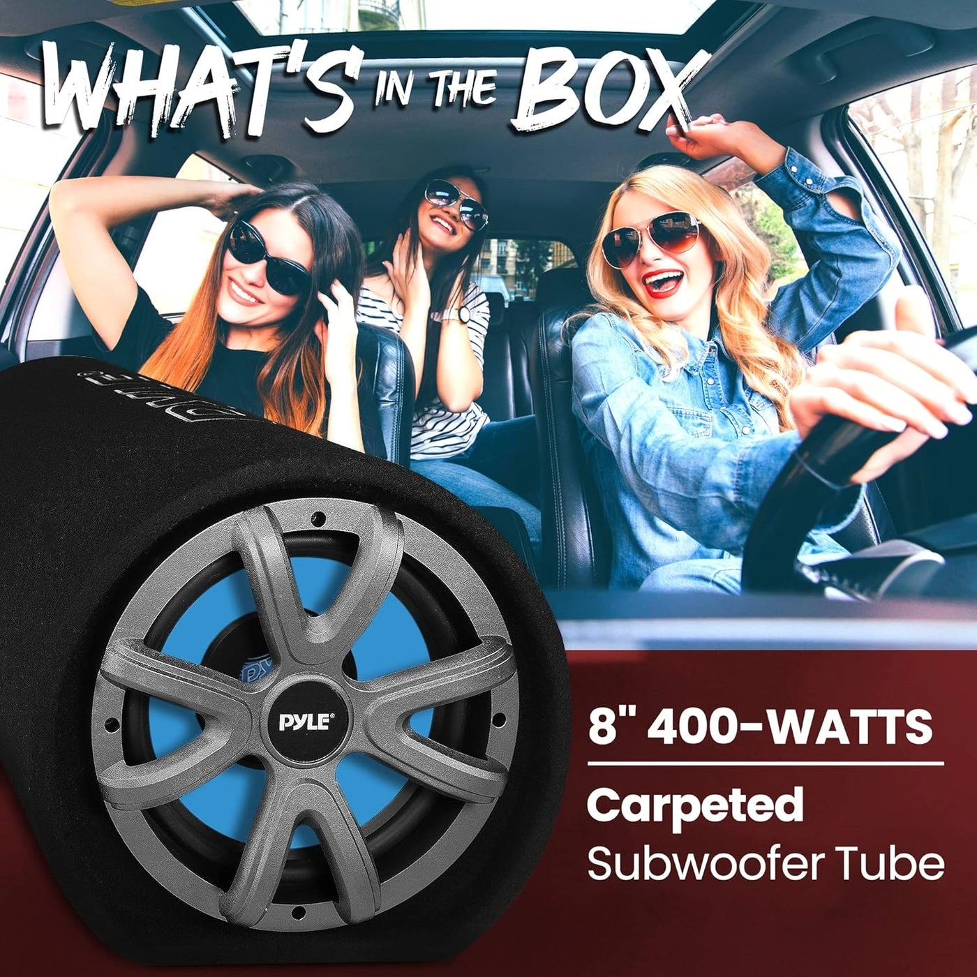 Subwoofer Tube Speaker - 400W 8-Inch