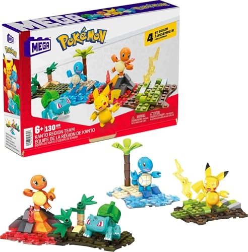 Pokemon Kanto Region Team Construction Set