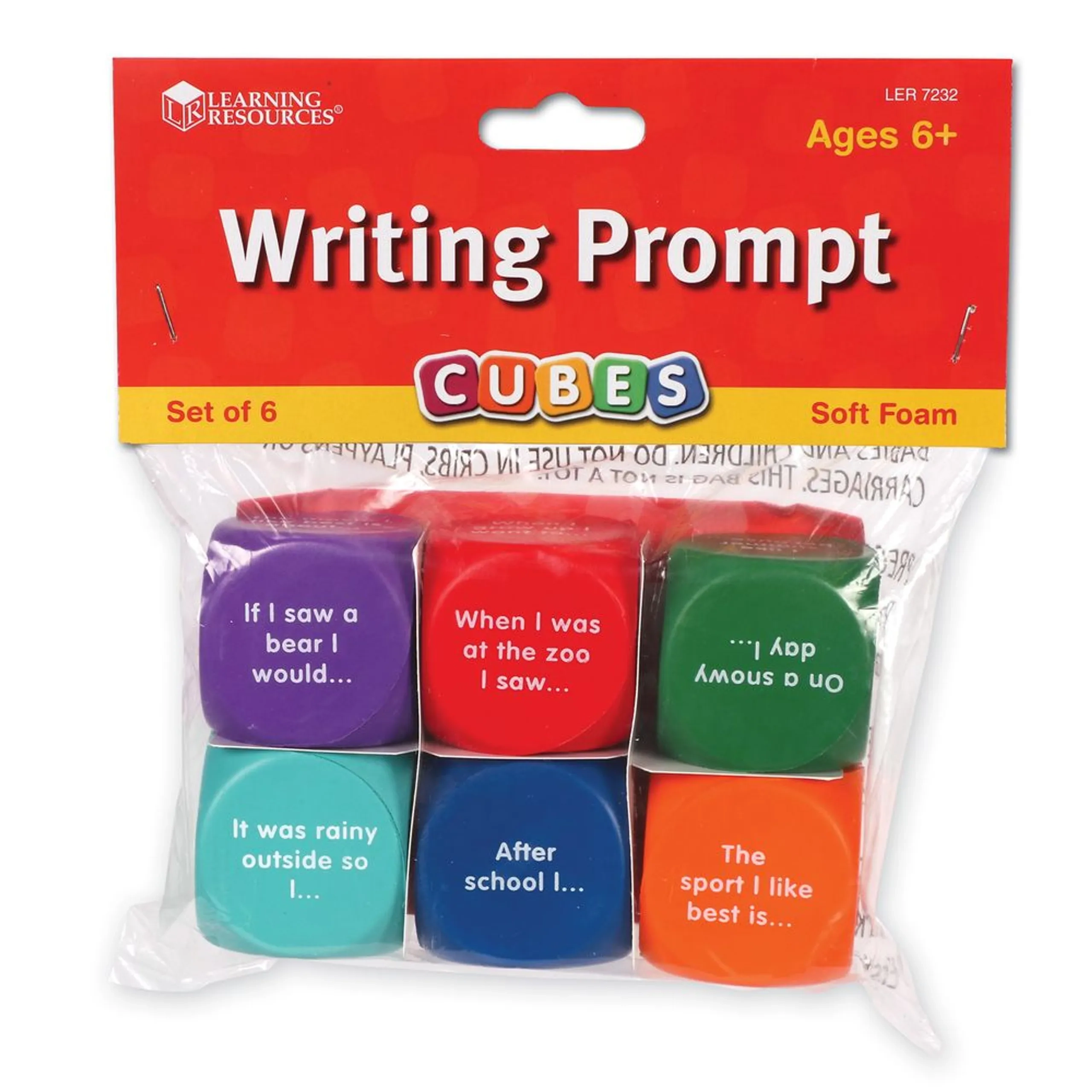 Learning Resources Writing Prompt Cubes - 6+ 6 pieces