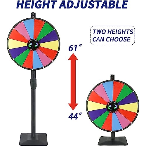 Prize Wheel - Dual Use 14 Slots Adjustable Height
