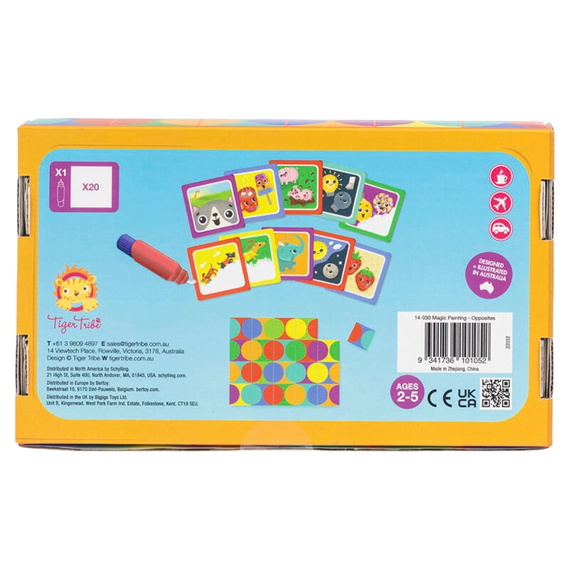 Magic Painting - Opposites - 3+ years 26 pcs