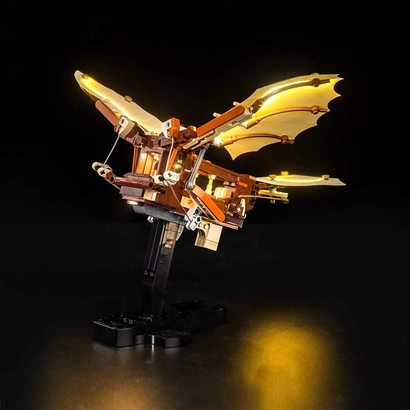 LED Light Set for LEGO Leonardo da Vinci's Flying Machine 10363 - Copper
