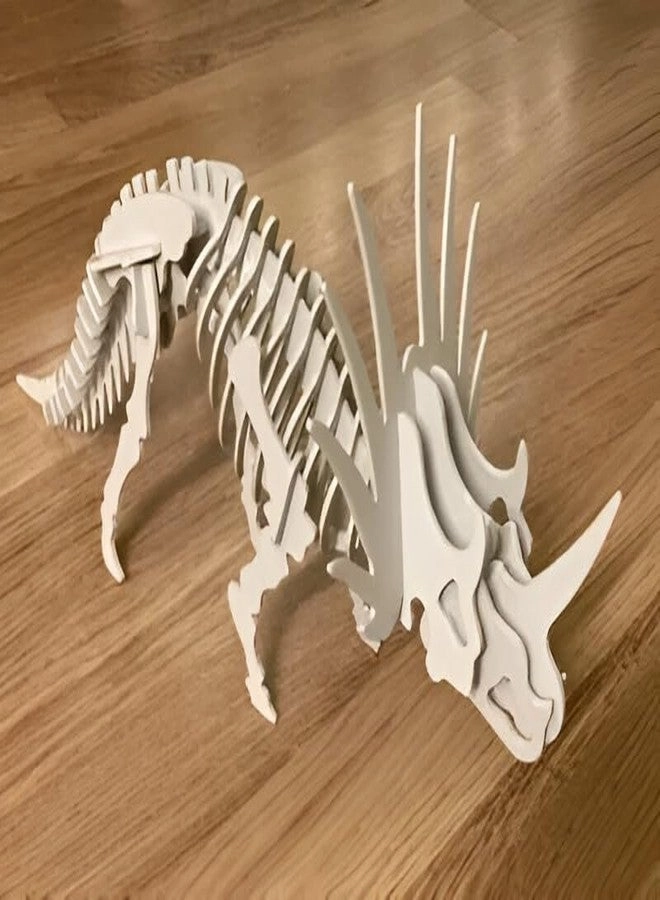 Styracosaurus - 3D Skeleton Puzzle DIY Assembly