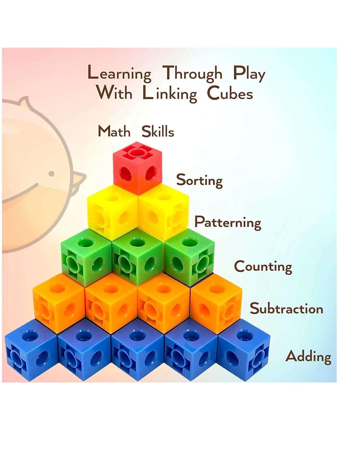 Linking Cubes - 3+ Years 100 pieces