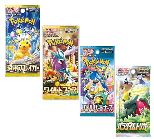 Pokemon GO Booster Pack - 4x 6 cards + Toploader
