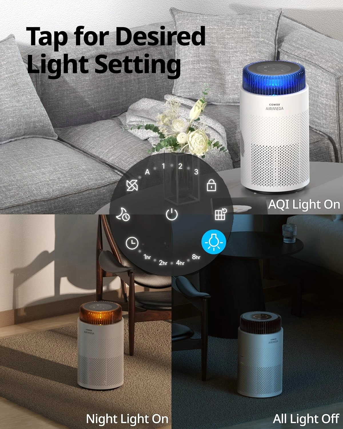 AM100 - 810 ft² Mood Light 3-in-1 Filter