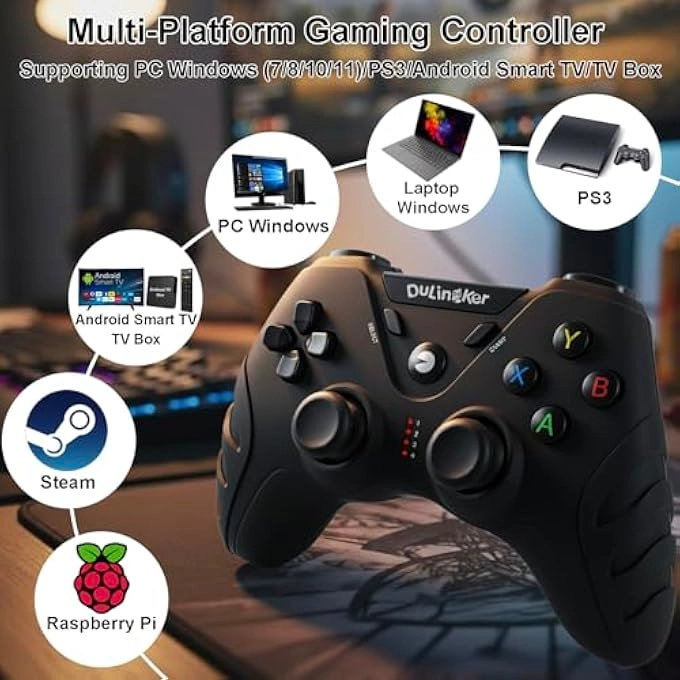 PC Wireless Controller - Dual Vibration 2.4G Wireless