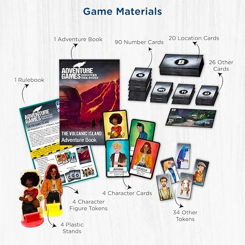 Adventure Game: The Volcanic Island - Cooperative