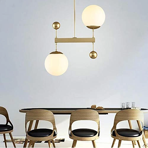 Iron Art Ball Glass Chandelier