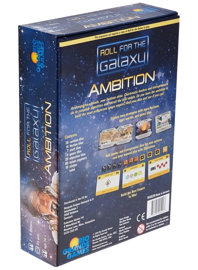 Roll for The Galaxy: Ambition Expansion