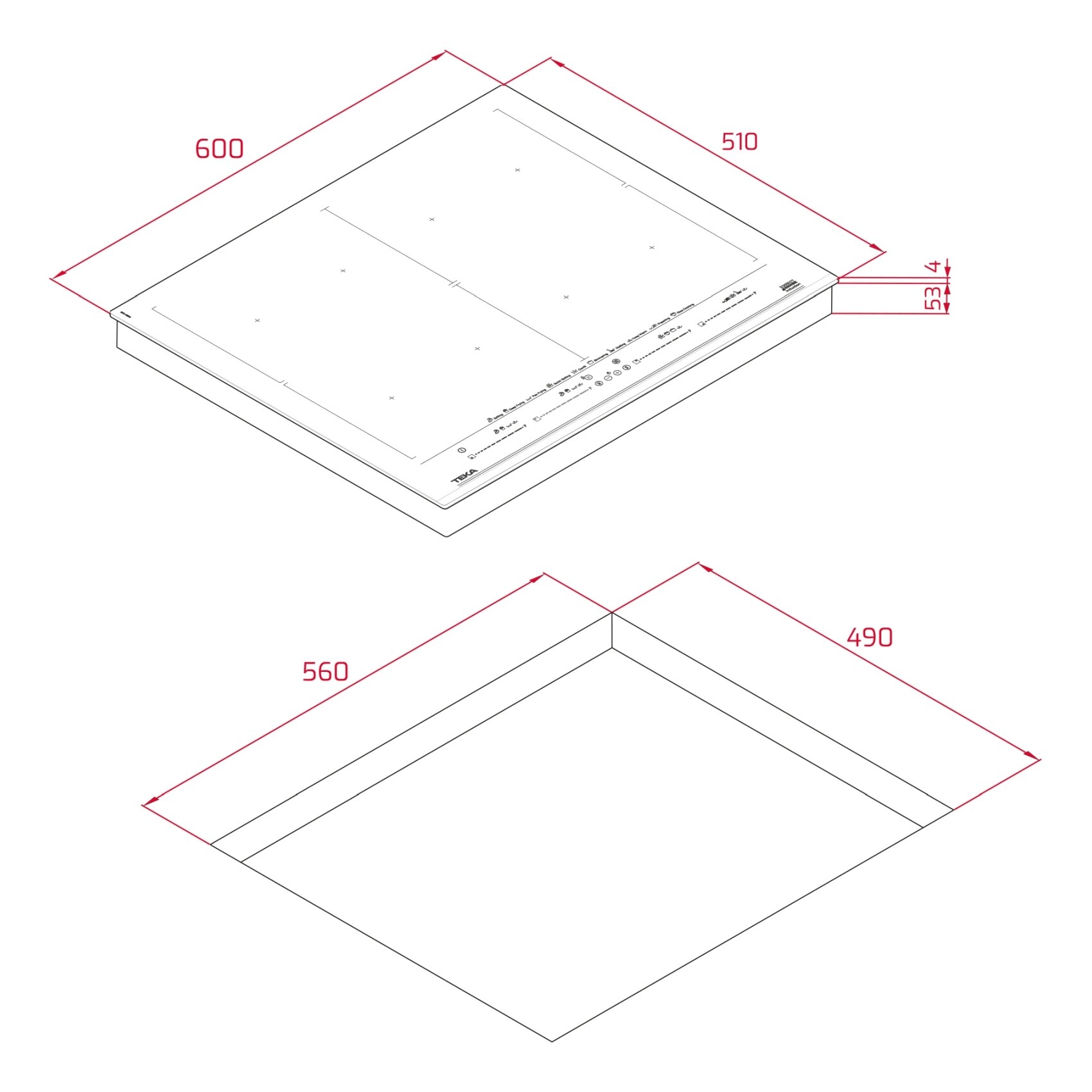 FullFlex IZF 68700 MST Induction hob