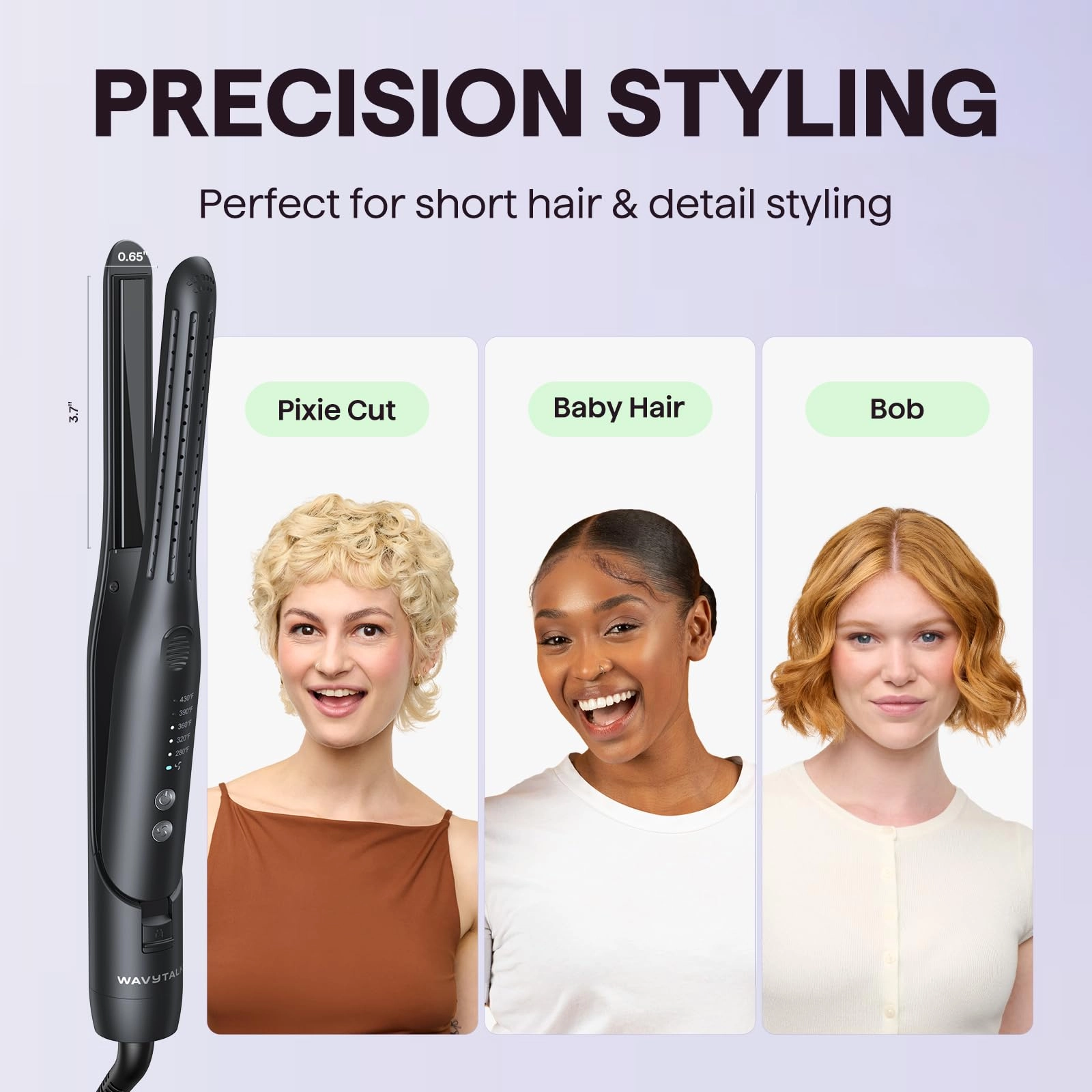 Pencil Flat Iron - 0.39 Inch 0.65"