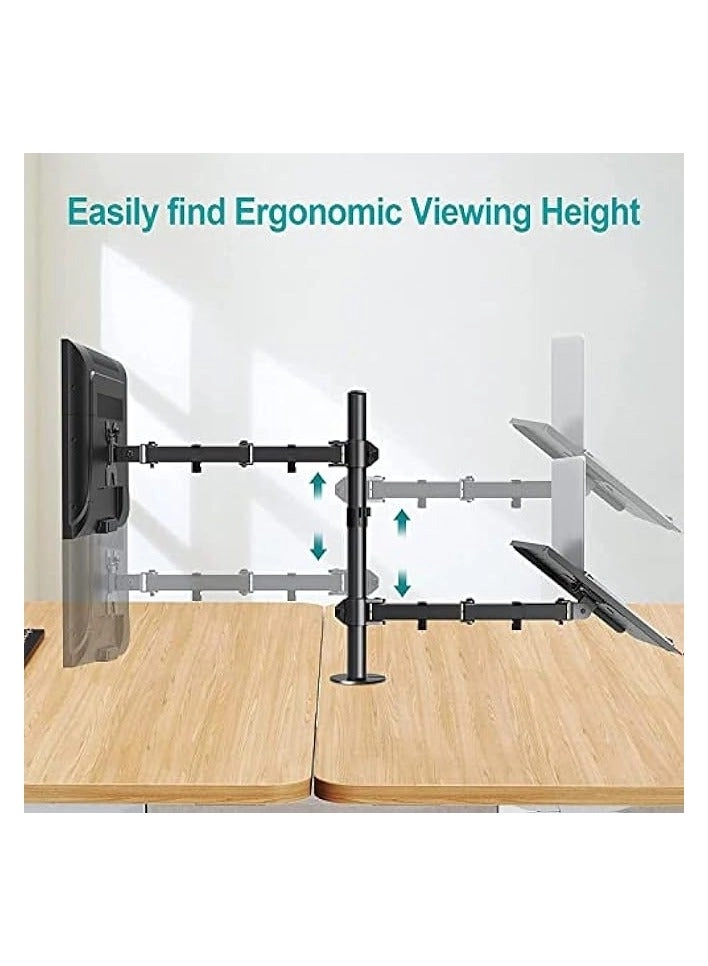 Dual Monitor Stand - 32 inch 75mm x 75mm 100mm x 100mm