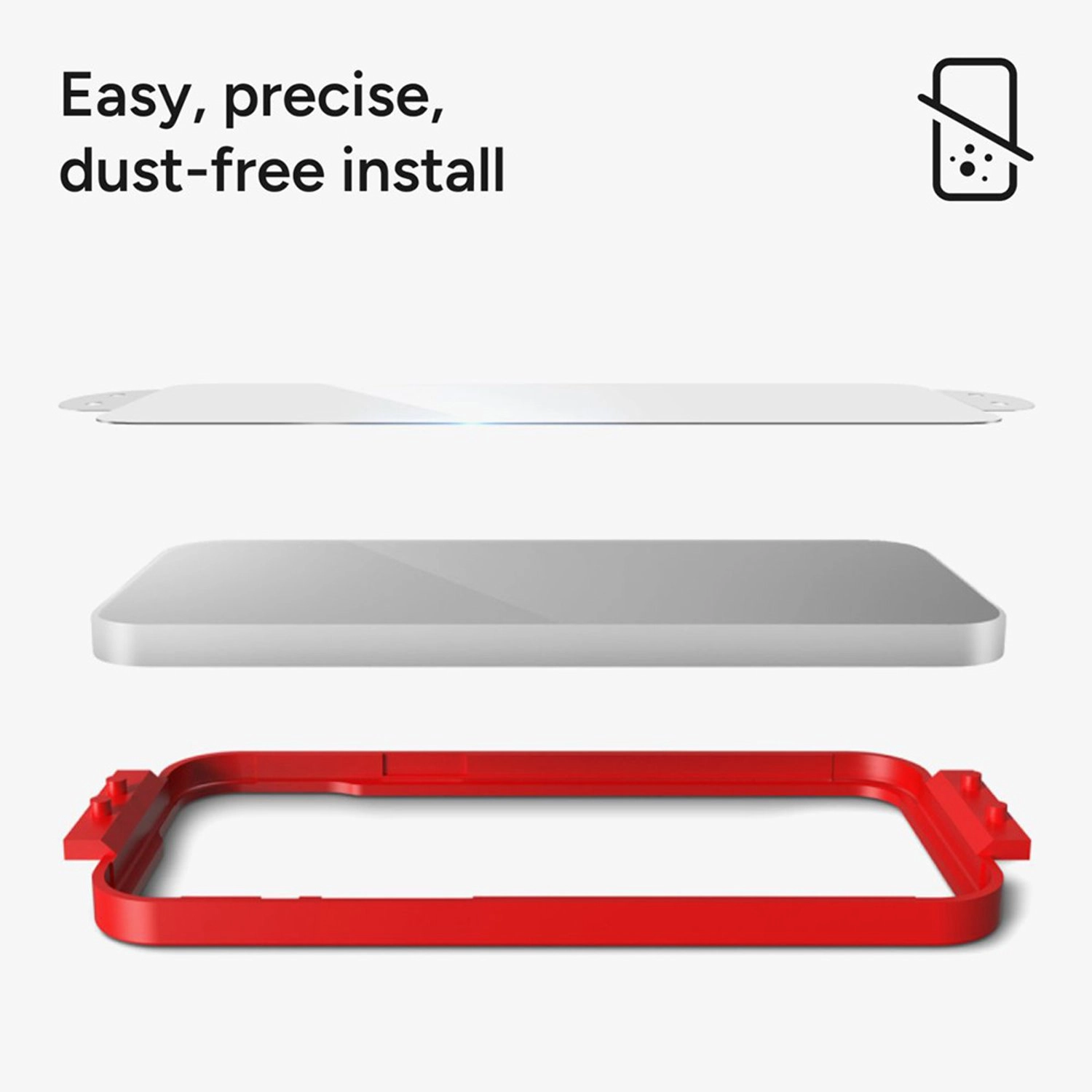 Clear Tempered Glass Screen Protector for Samsung S25