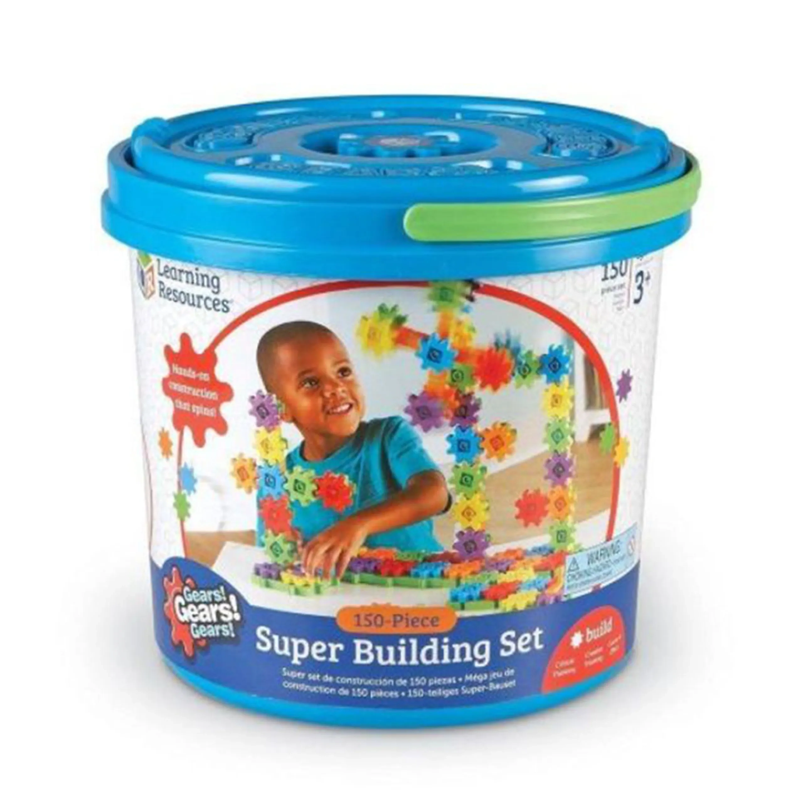 Learning Resources Gears! Super Building Set - Suitable for 3 years & above 150 pieces