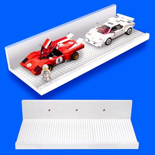Building Brick Display Shelves - Wood Plastic