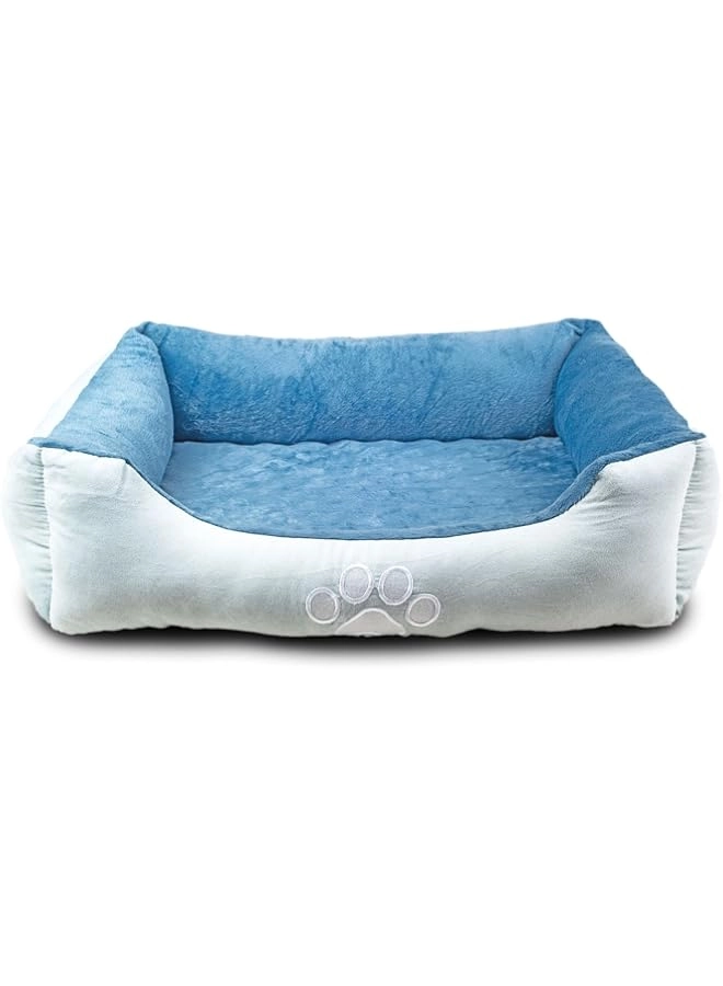 Happycare Textiles Orthopedic rectangle bolster Pet Bed - 25x21 inches