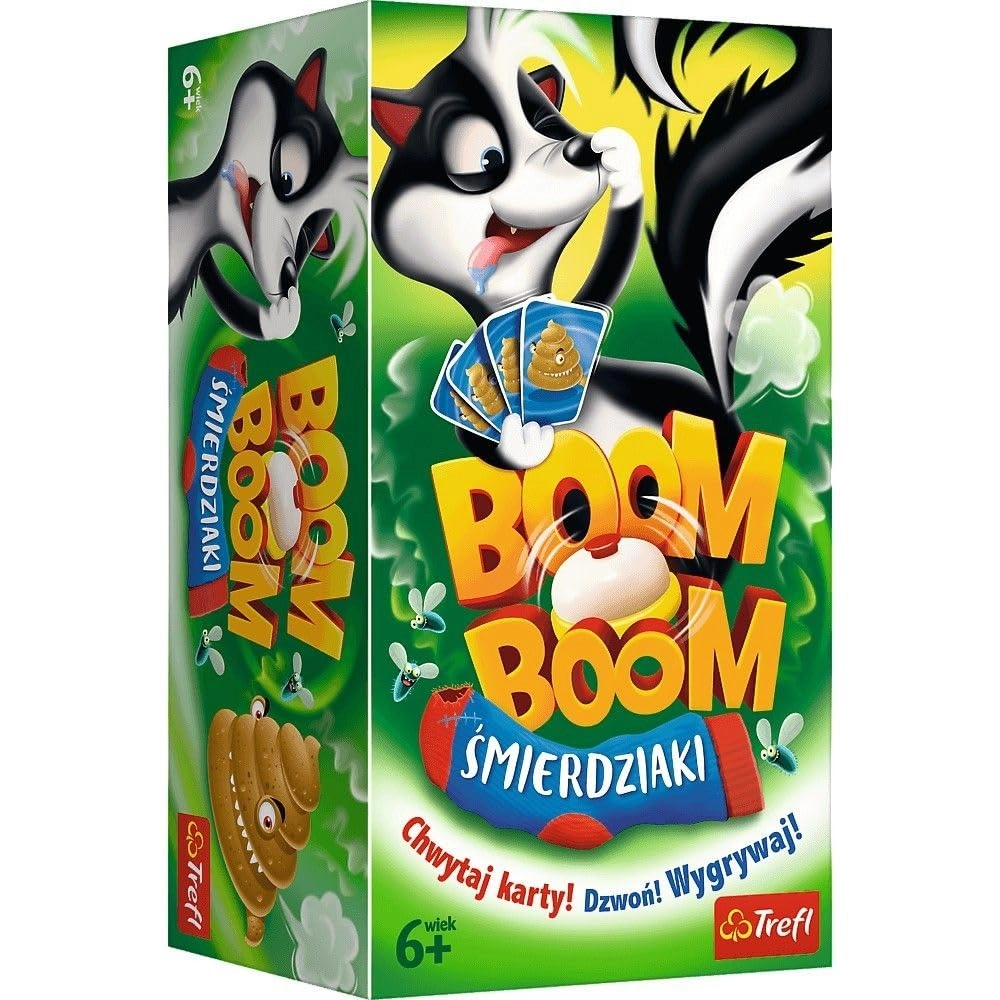 Trefl Boom Boom Dead - Card Game with Bell (Polish)