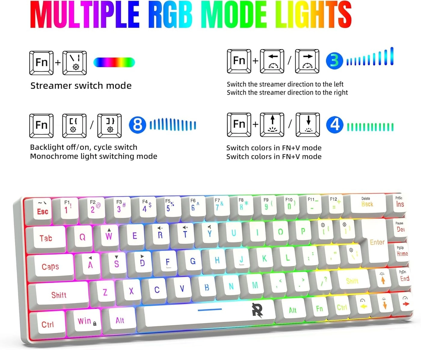 60% Wired Gaming Keyboard