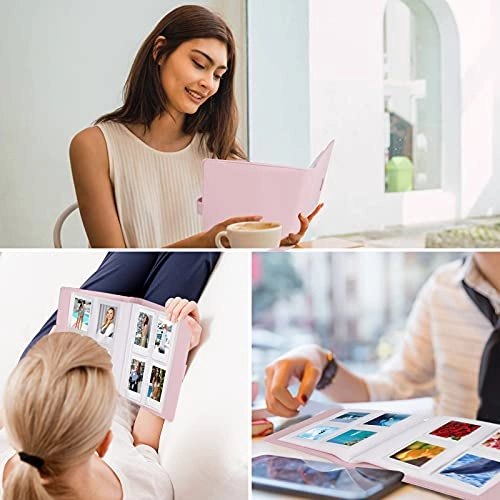 2x3" 256 Pockets Faux Leather Photo Album